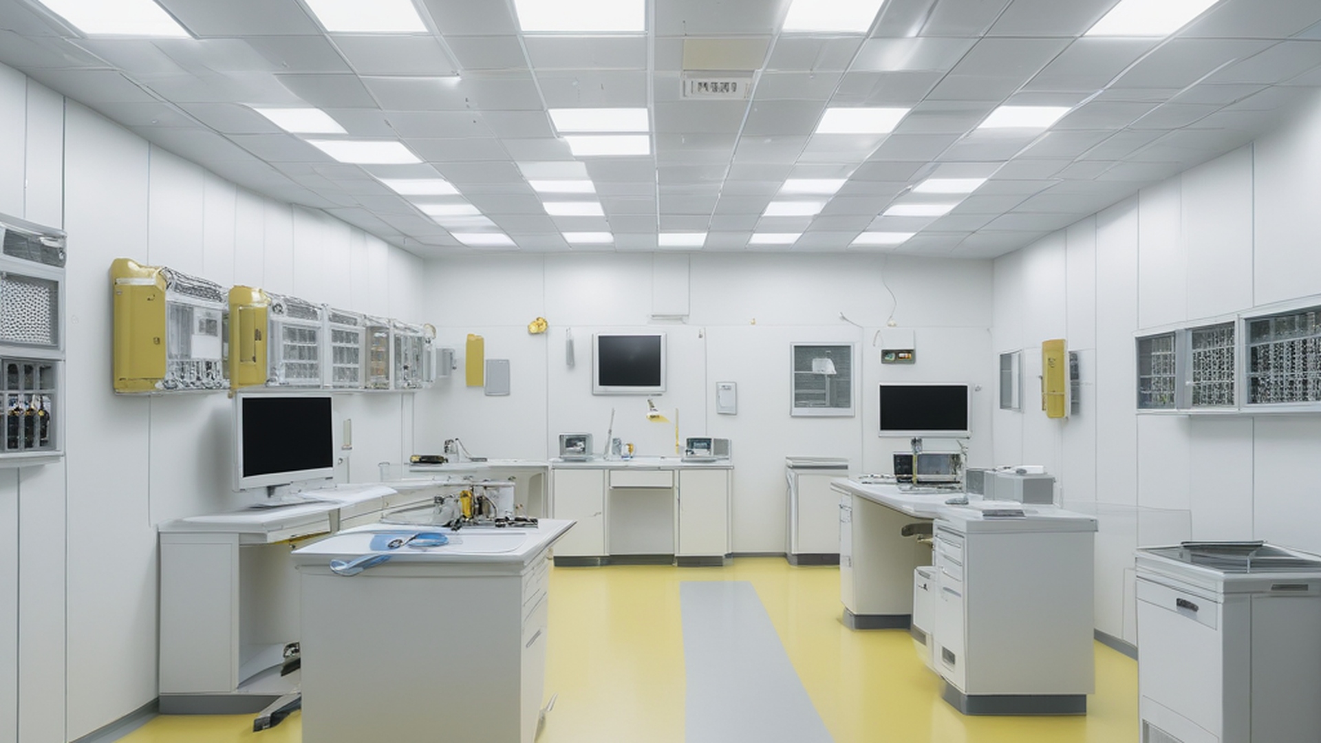 Sala limpia clase ISO 5 para ensamble de componentes ópticos en Dichro